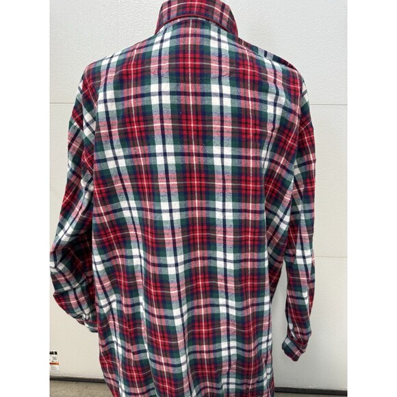 Vintage Disney Catalog Winnie The Pooh Piglet Plaid Pajama Shirt Oversized OS - Picture 5 of 6